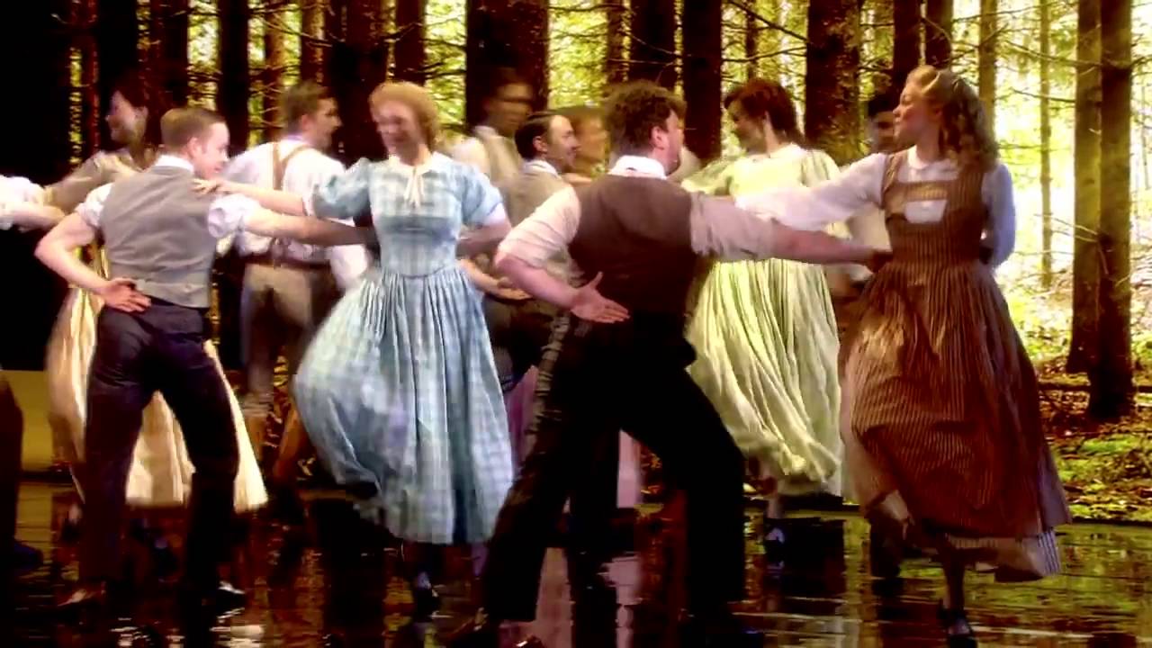 Seven Brides For Seven Brothers performance at the 2016 Olivier Awards
