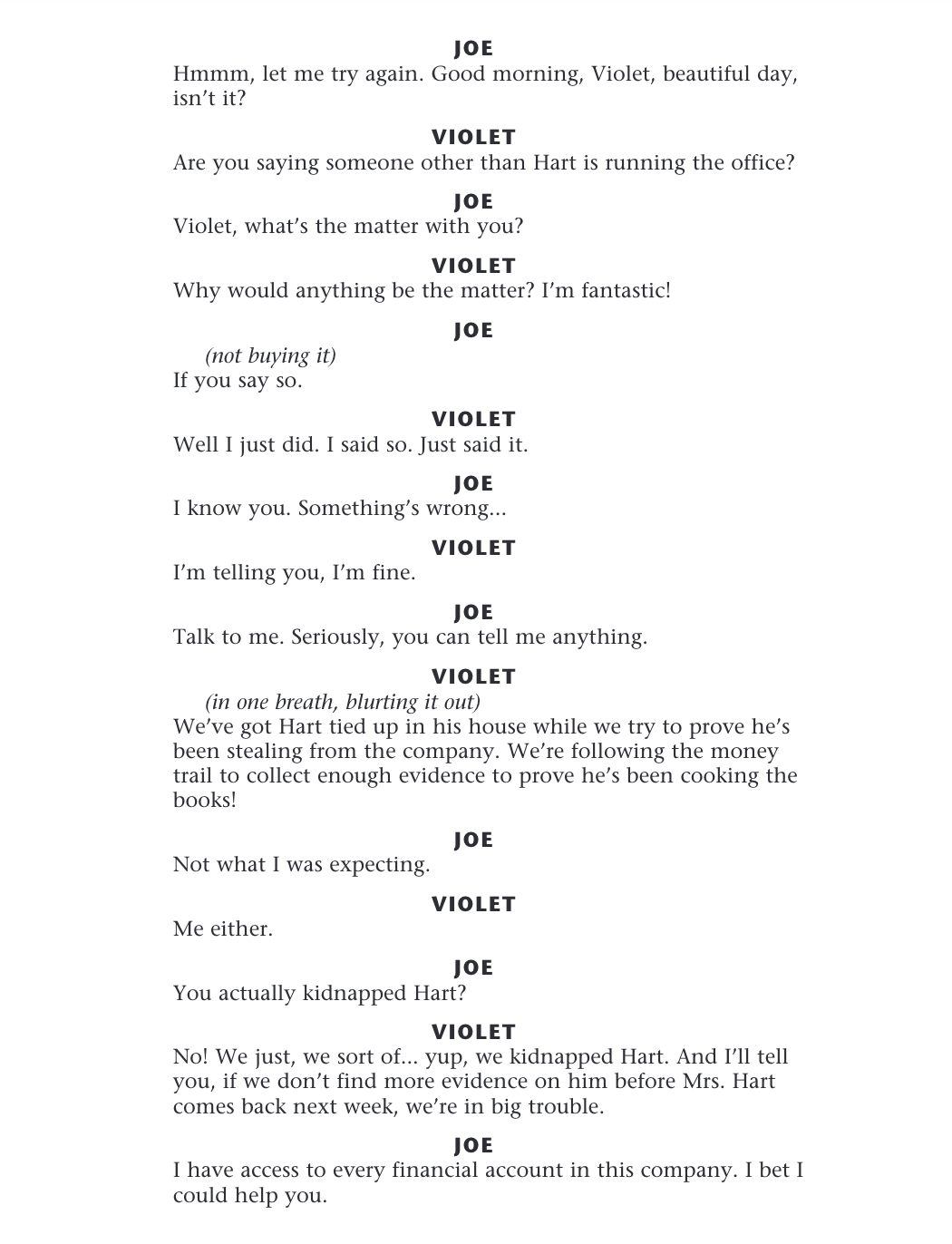 Joe and Violet Side 2