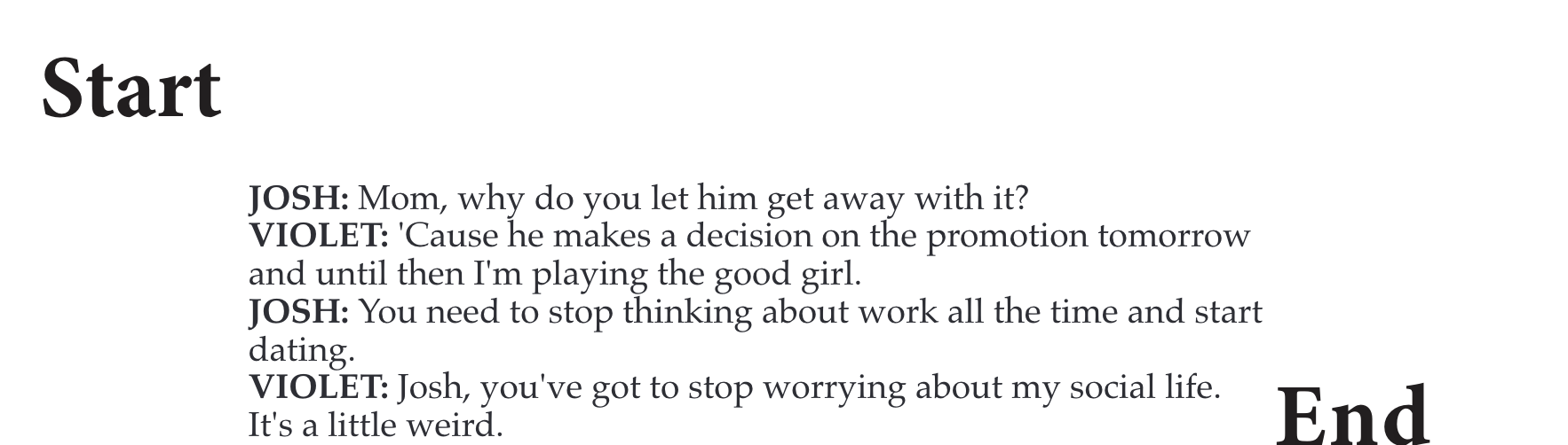 Josh and Violet SIDE