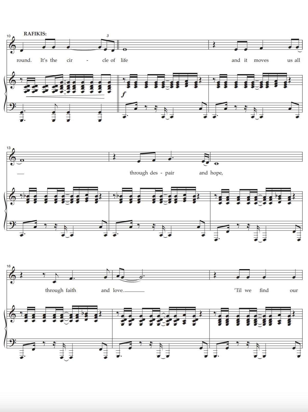 Rafiki Circle of Life KIDS