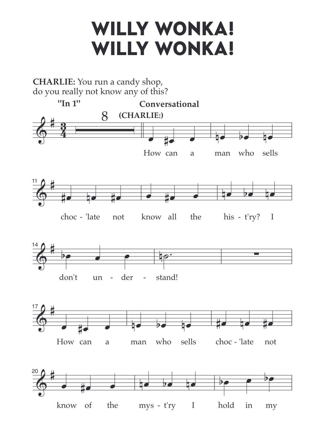 Willy Wonka Willy Wonka 1