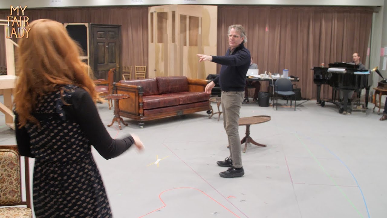 A look at rehearsals for the revival of My Fair Lady at Lincoln Center
