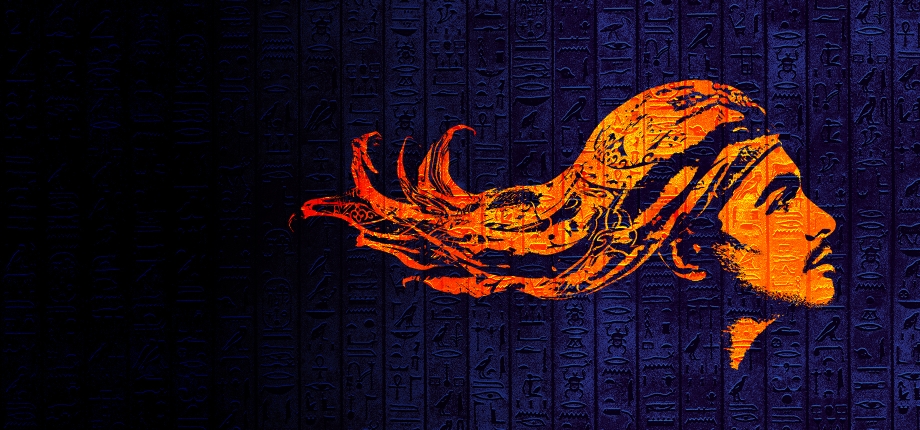 The Prince of Eqypt The Prince of Eqypt logo with illustration of Moses