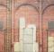 Rear backstage theater backdrop used in the production of Newsies