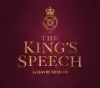Maroon background with gold royal insignia and the words 'The King's Speech by David Seidler' in gold
