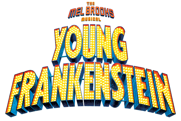 Young Frankenstein logo in yellow